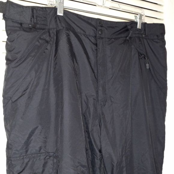 Rawik Black Insulated Pants Work Weatherproof Size 2XL Mens Ski Pants Adjustable - Picture 6 of 16